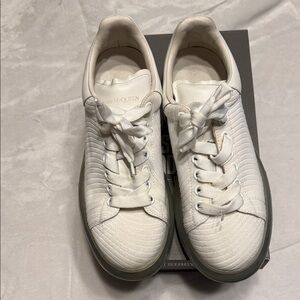 Alexander McQueen White Textured Men's Sneakers